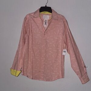 Disney Pink Casual Button Down Shirt